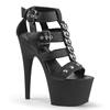 Pleaser - ADORE758 Sandaal met enkelband, Paaldans schoenen - Paaldans schoenen - Zwart Product image